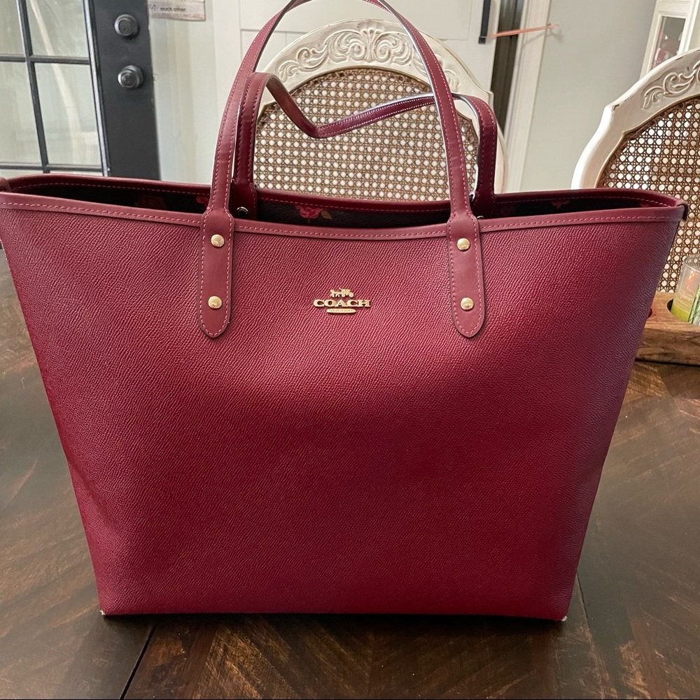 Coach Reversible City Tote